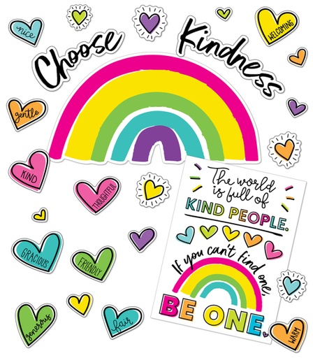 [110524 CD] Kind Vibes Choose Kindness Bulletin Board Set