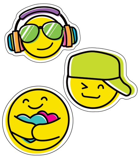 [120616 CD] Kind Vibes Smiley Faces Cut-Outs