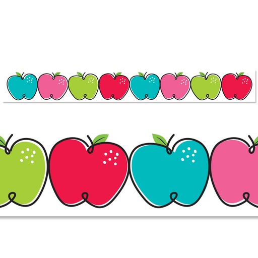 [10417 CTP] Core Décor Doodle Apples EZ Border