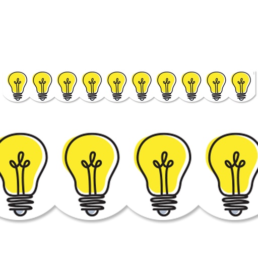 [10430 CTP] Core Décor Doodle Lightbulbs EZ Border