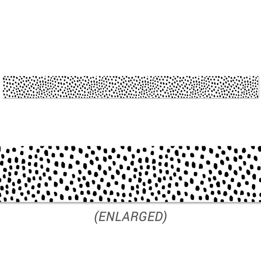 [10451 CTP] Core Décor Black Messy Dots Border EZ Border