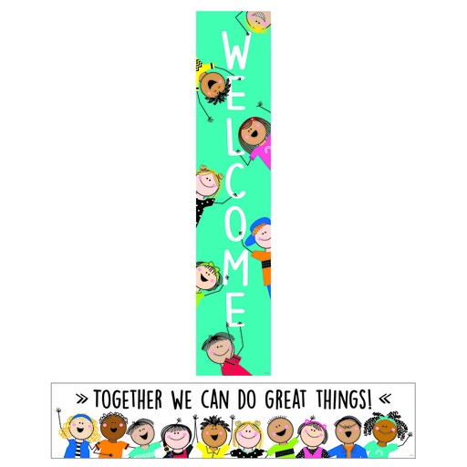 [10698 CTP] Stick Kids Welcome Banner