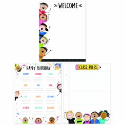 [10823 CTP] Stick Kids Classroom Essentials 3-Chart Pack