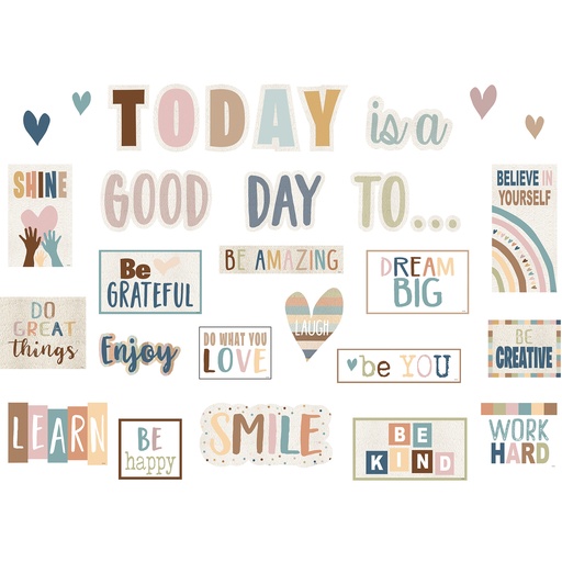 [7163 TCR] Everyone is Welcome Today is a Good Day Mini Bulletin Board
