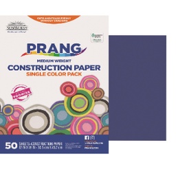 [7507 PAC] 12x18 Bright Blue Sunworks Construction Paper 50ct Pack