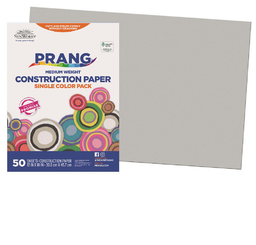 [8807 PAC] 12x18 Gray Sunworks Construction Paper 50ct Pack