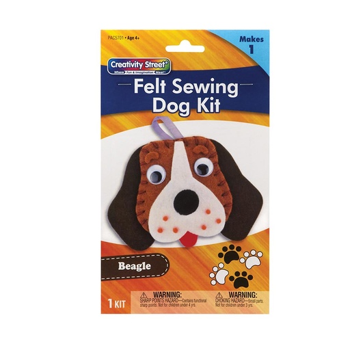 [AC5701 PAC] Beagle Dog Felt Sewing Activity Kit