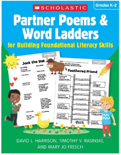 [734191 SC] Partner Poems & Word ladders Grade K-2