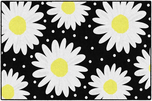 [CA210628SG FC] Daisy Polka Dots 5' X 7'6" Rectangle Carpet