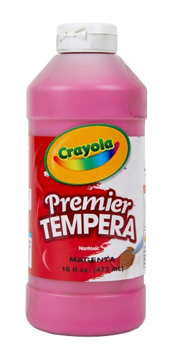 [5412163069 BIN] 16oz Magenta Crayola Premier Tempera Paint