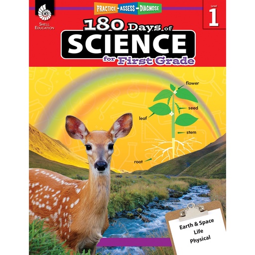 [51407 SHE] 180 Days of Science for First Grade