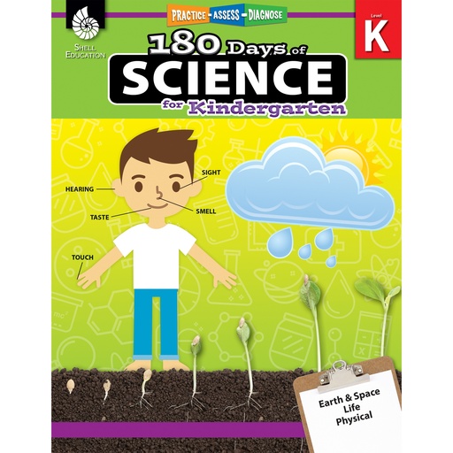 [51406 SHE] 180 Days of Science for Kindergarten