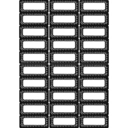 [19013 ASH] 30ct Chalk Loops Magnetic Die-Cut Small Foam Nameplates &amp; Labels
