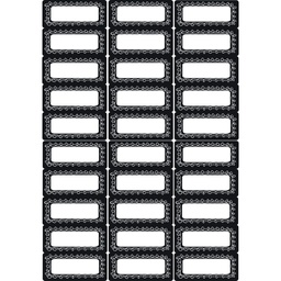 [19013 ASH] 30ct Chalk Loops Magnetic Die-Cut Small Foam Nameplates &amp; Labels