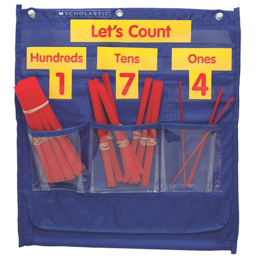 [511482 SC] Counting Caddie and Place Value Pocket Chart