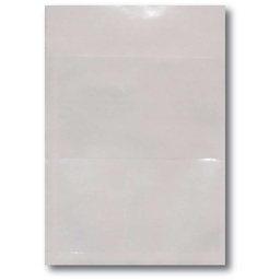 [10408 ASH] 25ct Clearview Library Pockets