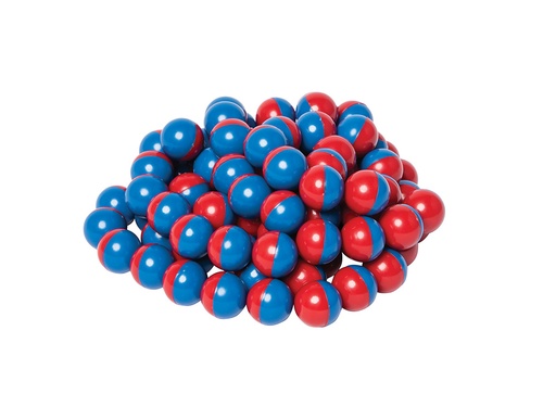 [736715 DOW] North/South Magnet Marbles (Red/Blue) Set of 100