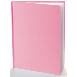 [10713 ASH] Pink Blank Hardcover Book Portrait 6&quot;x8&quot;