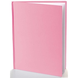 [10715 ASH] Pink Blank Hardcover Book Portrait 8.5&quot;x11&quot;