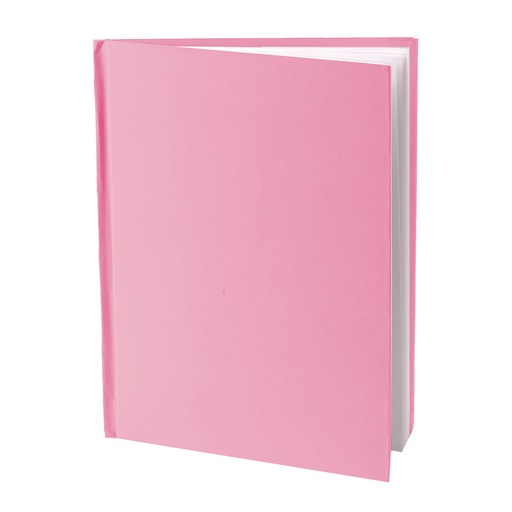 [10715 ASH] Pink Blank Hardcover Book Portrait 8.5"x11"