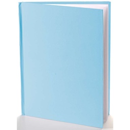 [10716 ASH] Blue Blank Hardcover Book Portrait 8.5&quot;x11&quot;
