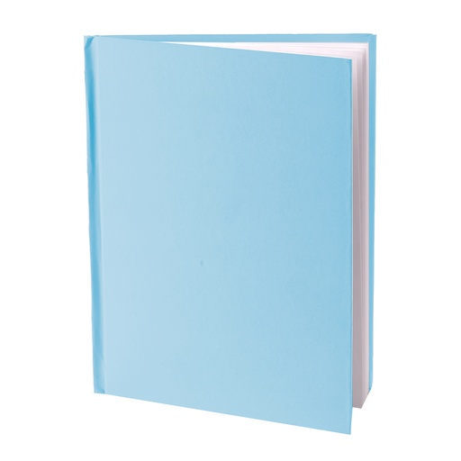 [10716 ASH] Blue Blank Hardcover Book Portrait 8.5"x11"