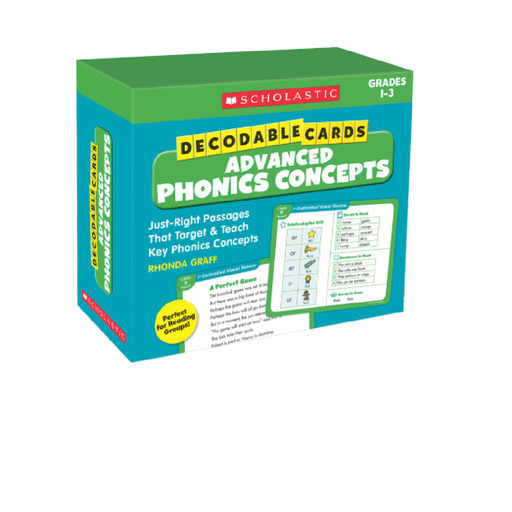 [861432 SC] Decodable Cards Advanced Phonics Concepts
