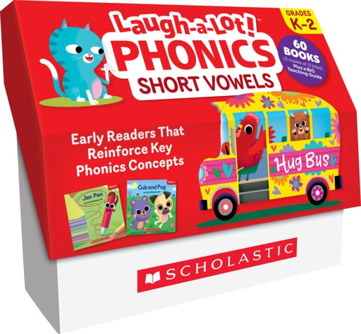 [736586 SC] Laugh-a-Lot Phonics Short Vowels Stories