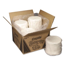 [575001 BIN] 25lb Crayola Air-Dry White Clay Value-Pack