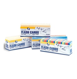 [74150 PAC] 3x9 Blank Assorted Flash Cards 250ct Pack