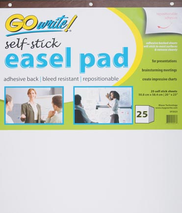 [SP2023 PAC] 25sht 20x23 GoWrite Self Stick Easel Pad