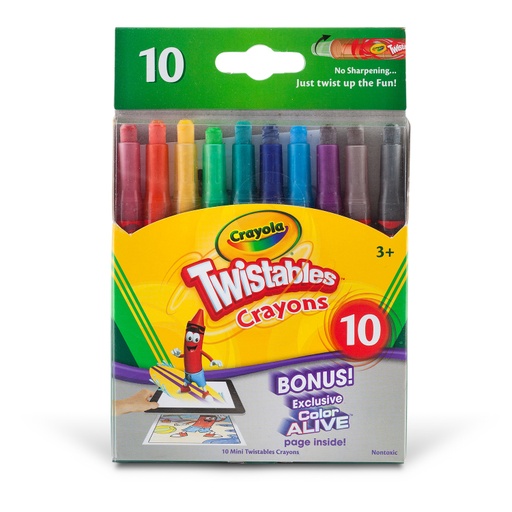 [529715 BIN] 10ct Mini Twistables Crayons