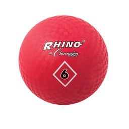[PG6RD CHS] 6&quot; Red Playground Ball