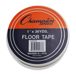 [1X36FTWH CHS] Floor Marking Tape, 1&quot; x 36 yd, White