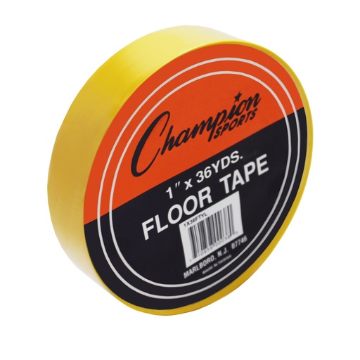 [1X36FTYL CHS] Floor Marking Tape, 1" x 36 yd, Yellow