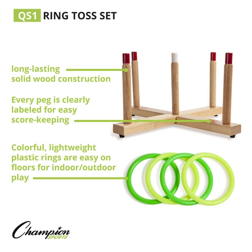 [QS1 CHS] Quality Ring Toss Set