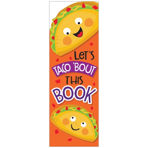 [834035 EU] 24ct Taco Scented Bookmarks