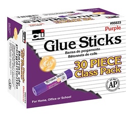 [95623 CLI] 30ct Purple .28oz Glue Sticks Pack