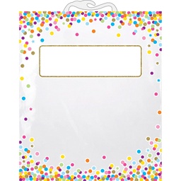 [10560 ASH] Hanging Confetti Pattern Storage/Book Bag