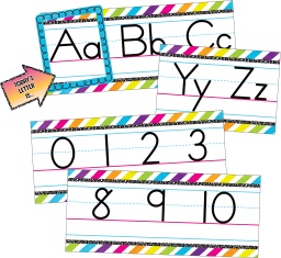 [6923 TCR] Brights 4Ever Alphabet Bulletin Board Set