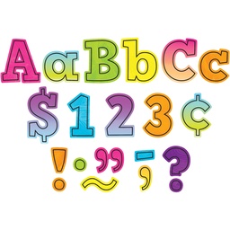 [6936 TCR] 230ct Brights 4Ever Bold Block 4&quot; Letters Combo Pack