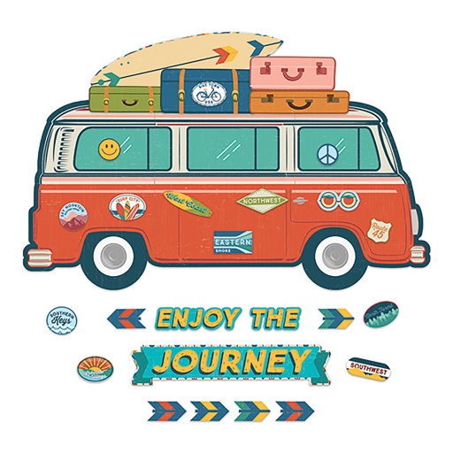 [847804 EU] Adventurer Enjoy the Journey Giant Van Bulletin Board Set