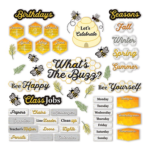 [847810 EU] The Hive Classroom Organization Bulletin Board Set