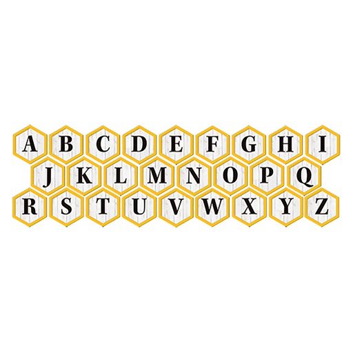 [850014 EU] 96 Characters The Hive Deco Letters