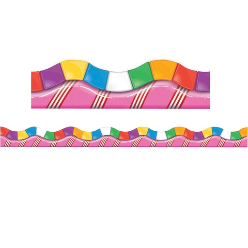 [845152 EU] Candy Land™ Dimensional Look Extra Wide Die Cut Deco Trim®