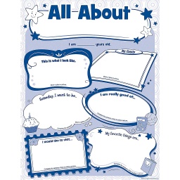 [5222 TCR] 32ct All About Me Poster Pack