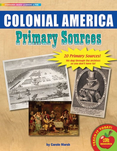 [PSPCOL GP] Primary Sources: Colonial America