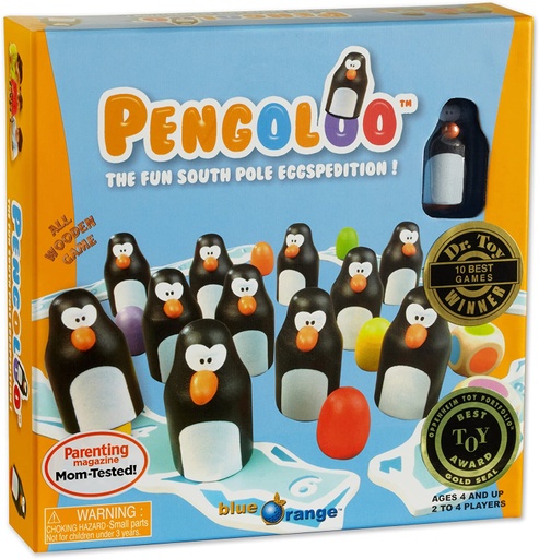 [00270 BOG] Pengoloo™ The Fun South Pole Eggspedition! Wooden Skill Building Memory Color Recognition Game