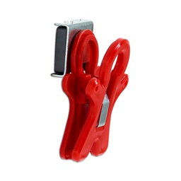 [13201 TPG] Magnet Man Assorted Colors Magnetic Clip - Each