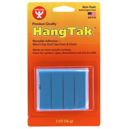 [6502 HG] 2oz Blue HangTak™ Reusable Adhesive